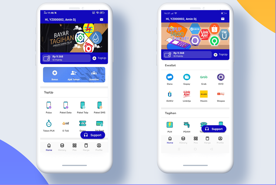 profil app yantronik aplikasi pulsa online